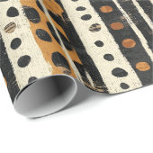 Rustic Zuidwestelijke Streeppatroon (3) Cadeaupapier (Rol Hoek)