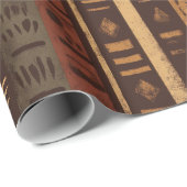 Rustic Zuidwestelijke Streeppatroon (5) Cadeaupapier (Rol Hoek)