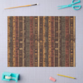 Rustic Zuidwestelijke Streeppatroon (5) Tissuepapier (Craft)