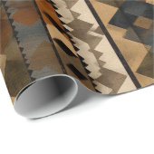 Rustic Zuidwestelijke Streeppatroon (6) Cadeaupapier (Rol Hoek)