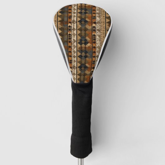 Rustic Zuidwestelijke Streeppatroon (6) Golfheadcover (Voorkant)