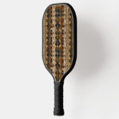 Rustic Zuidwestelijke Streeppatroon (6) Pickleball Paddle (Links)