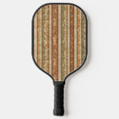Rustic Zuidwestelijke Streeppatroon (7) Pickleball Paddle (Achterkant)