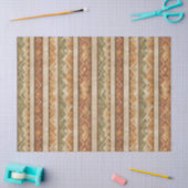Rustic Zuidwestelijke Streeppatroon (7) Tissuepapier (Craft)