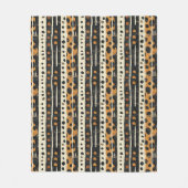 Rustic Zuidwesters streeppatroon (3) Fleece Deken (Voorkant)