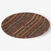 Rustic Zuidwesters streeppatroon (5) Papieren Bordje (Gekanteld)