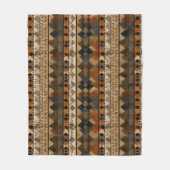 Rustic Zuidwesters streeppatroon (6) Fleece Deken (Voorkant)