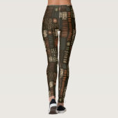 Rustic Zuidwesters Streeppatroon (8) Leggings (Achterkant)