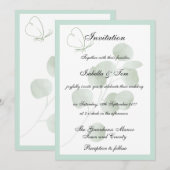 Rusticale Eucalyptus Boho Botanische Trouwdag Kaart (Voorkant / Achterkant)