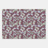 Rusticale Eucalyptus Watercolor Trouw Inpakpapier Vel (Voorkant)