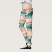 Rusticale Hemel Streep Maan Zon Aards (8) Leggings (Links)