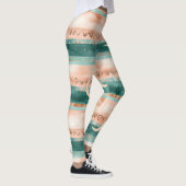 Rusticale Hemel Streep Maan Zon Aards (8) Leggings (Rechts)