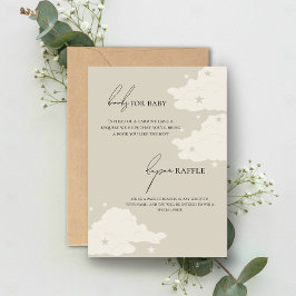 rusticale minimale Boeken voor de Baby RSVP Kaartje