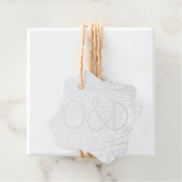 Rusticale Minimalistische Cadeaubadge Bedankjes Labels
