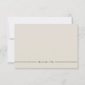 Rusticale Minimalistische Foto Save the Date Postk (Achterkant)