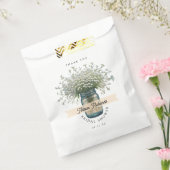 Rusticale waterverf baby's adem bruiloftsborrel bedankzakje (Gezegeld)