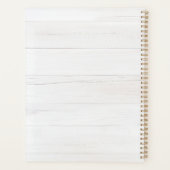 Rusticale waterverf Eucalyptus monogram Planner (Achterkant)