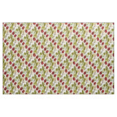 Rusticale Waterverf Tulp Botanisch Patroon MH26 Stof (Fat Quarter)