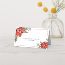 Rusticale Winter Poinsettia Rode Kerst Huwelijk