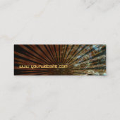 RusticBub Skinny Profiel Mini Visitekaartje (Achterkant)