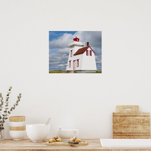 Rustico Harbour, Prince Edward Island. Poster (Keuken)