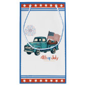 Rustiek/ 4 juli klein cadeauzakje (Achterkant)