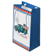 Rustiek/ 4 juli klein cadeauzakje (Achterkant Gekanteld)