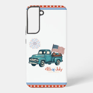 Rustiek/ 4 juli samsung galaxy hoesje