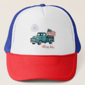 Rustiek/ 4 juli trucker pet (Voorkant)