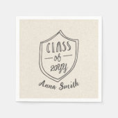 Rustiek Afstuderen 4,7 inch Servet (Voorkant)