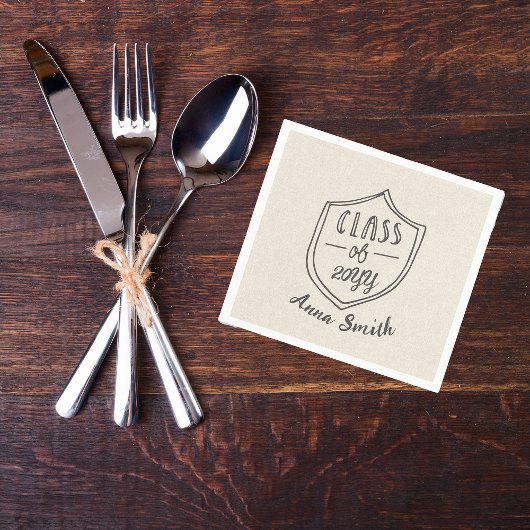 Rustiek Afstuderen 4,7 inch Servet