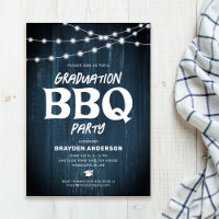 Rustiek Afstuderen BBQ Blauw