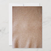 Rustiek Afstuderen BBQ Party Kaart (Achterkant)