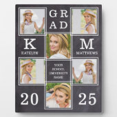 Rustiek Afstuderen Custom Unique 6 Foto Afstuderen Fotoplaat (Voorkant)