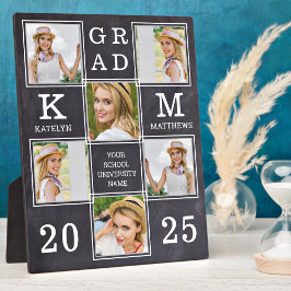 Rustiek Afstuderen Custom Unique 6 Foto Afstuderen Fotoplaat