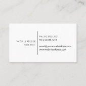 Rustiek anker logo visitekaartje (Achterkant)