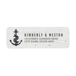 Rustiek Anker Monogram Retouradres Labels