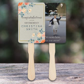 Rustiek Antiek Bloemen Waterverf Pensioen Party Handwaaier