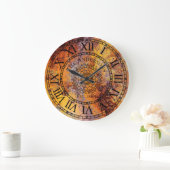 Rustiek Antiek Shabby Chic Oud-Romeinse Cijfers Grote Klok (Huis)