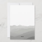 Rustiek Antler Modern Merry Christmas Holiday Kaar Feestdagenkaart (Achterkant)