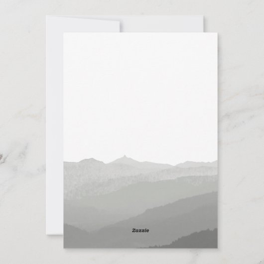 Rustiek Antler Modern Merry Christmas Holiday Kaar Feestdagenkaart (Achterkant)