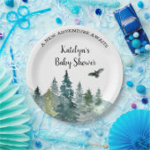 Rustiek Avontuur Baby shower Borden Papieren Bordje (Feest)