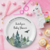 Rustiek Avontuur Baby shower Borden Papieren Bordje (Feest)