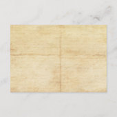 Rustiek  Avontuur Trouwdetails Kaart (Achterkant)