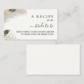 Rustiek Aziatisch Sky Cloud Peacock Vrijgezellenfe Informatiekaartje (Voorkant / Achterkant)