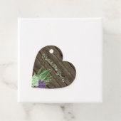 Rustiek Baby shower Bekijk me groeien Dank je Bedankjes Labels (In situ)