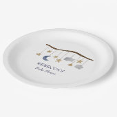 Rustiek Baby shower Night Sky Mobile Papieren Bordje (Gekanteld)