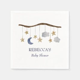 Rustiek Baby shower Night Sky Mobile Servet