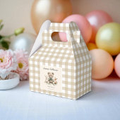 Rustiek Baby shower voorkeur Boxen Neutraal bos Bedankdoosjes