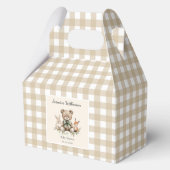 Rustiek Baby shower voorkeur Boxen Neutraal bos Bedankdoosjes (Voorkant)
